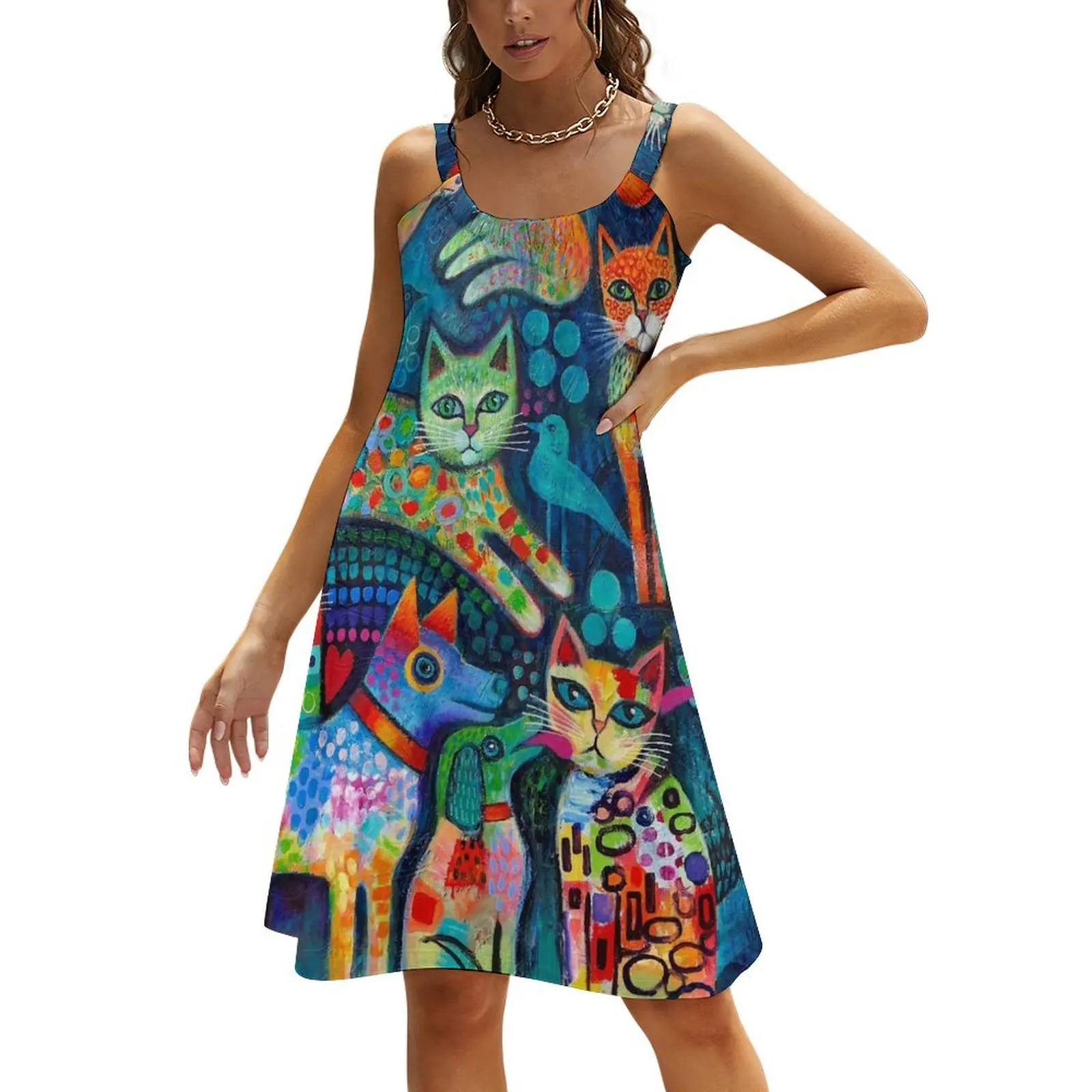 Dogs and Cats Beach Sling Skirt Woman fashion Woman dresses women formal occasion dresses
Dogs and Cats Beach Sling Skirt Woman fashion Woman dresses women formal occasion dresses