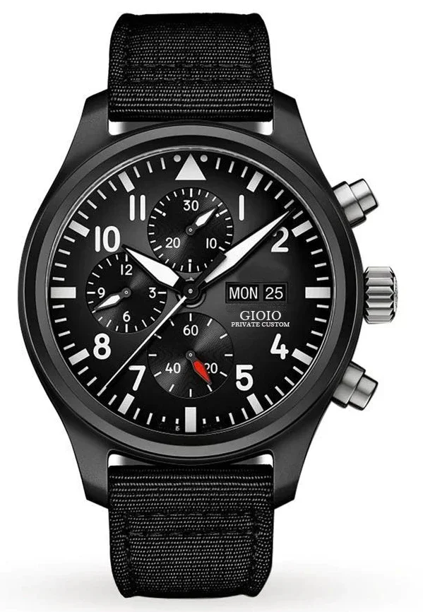 Luxury Mens Automatic Mechanical Watch Pilots Stainless Steel Sapphire Black Brown Canvas Leather Blue
Luxury Mens Automatic Mechanical Watch Pilots Stainless Steel Sapphire Black Brown Canvas Leather Blue