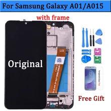 Ensemble écran tactile LCD, 5.7 pouces, pour Samsung Galaxy A01 A015F SM-A015F/DS, Original=