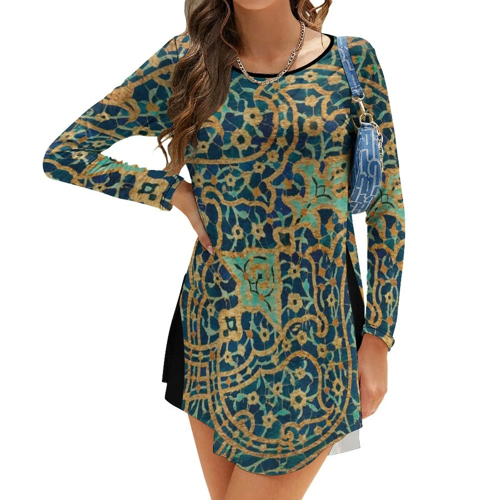 Persian Ceramic Design 20 Long-Sleeve Dress evening dress women women party dresses
Persian Ceramic Design 20 Long-Sleeve Dress evening dress women women party dresses