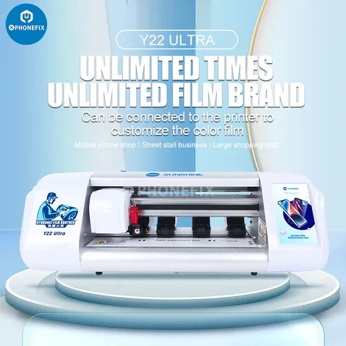 SUNSHINE Y22 ULTRA Dual Intelligent Flexible Hydrogel Film Cutting Machine Unlocked Unlimited Times SS-057 Back/Front Film Cuts
SUNSHINE Y22 ULTRA Dual Intelligent Flexible Hydrogel Film Cutting Machine Unlocked Unlimited Times SS-057 Back/Front Film Cuts