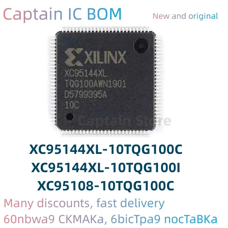 5 шт. XC95108-10TQG100C XC95144XL-10TQG100C 100% новая Оригинальная интегральная схема TQFP100
5 шт. XC95108-10TQG100C XC95144XL-10TQG100C 100% новая Оригинальная интегральная схема TQFP100