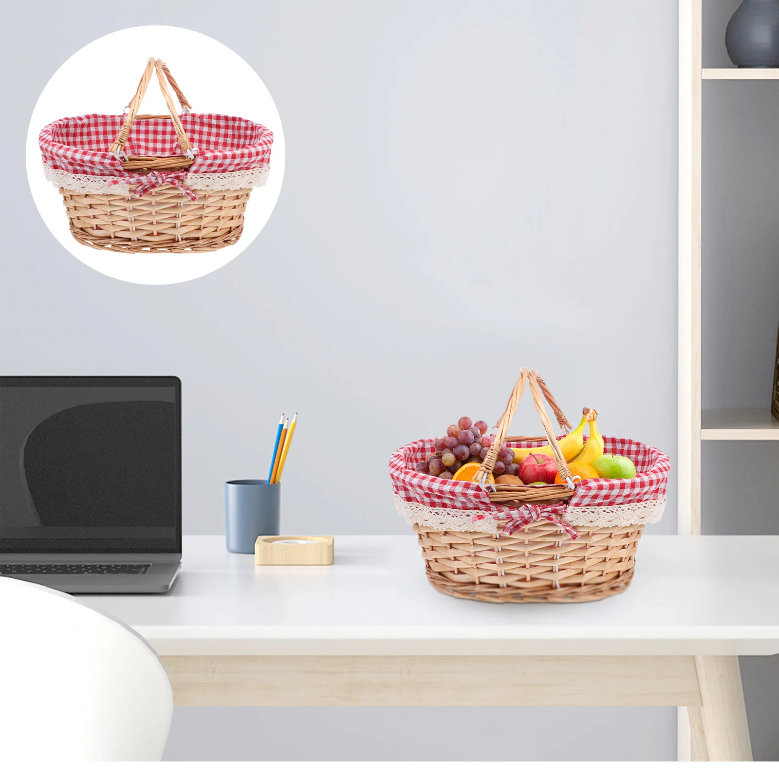 Stobaza Home Decor Picnic Basket Woven Wicker Picnic Basket Liner Natural Country Vintage Picnic Basket Handle Picnic
Stobaza Home Decor Picnic Basket Woven Wicker Picnic Basket Liner Natural Country Vintage Picnic Basket Handle Picnic