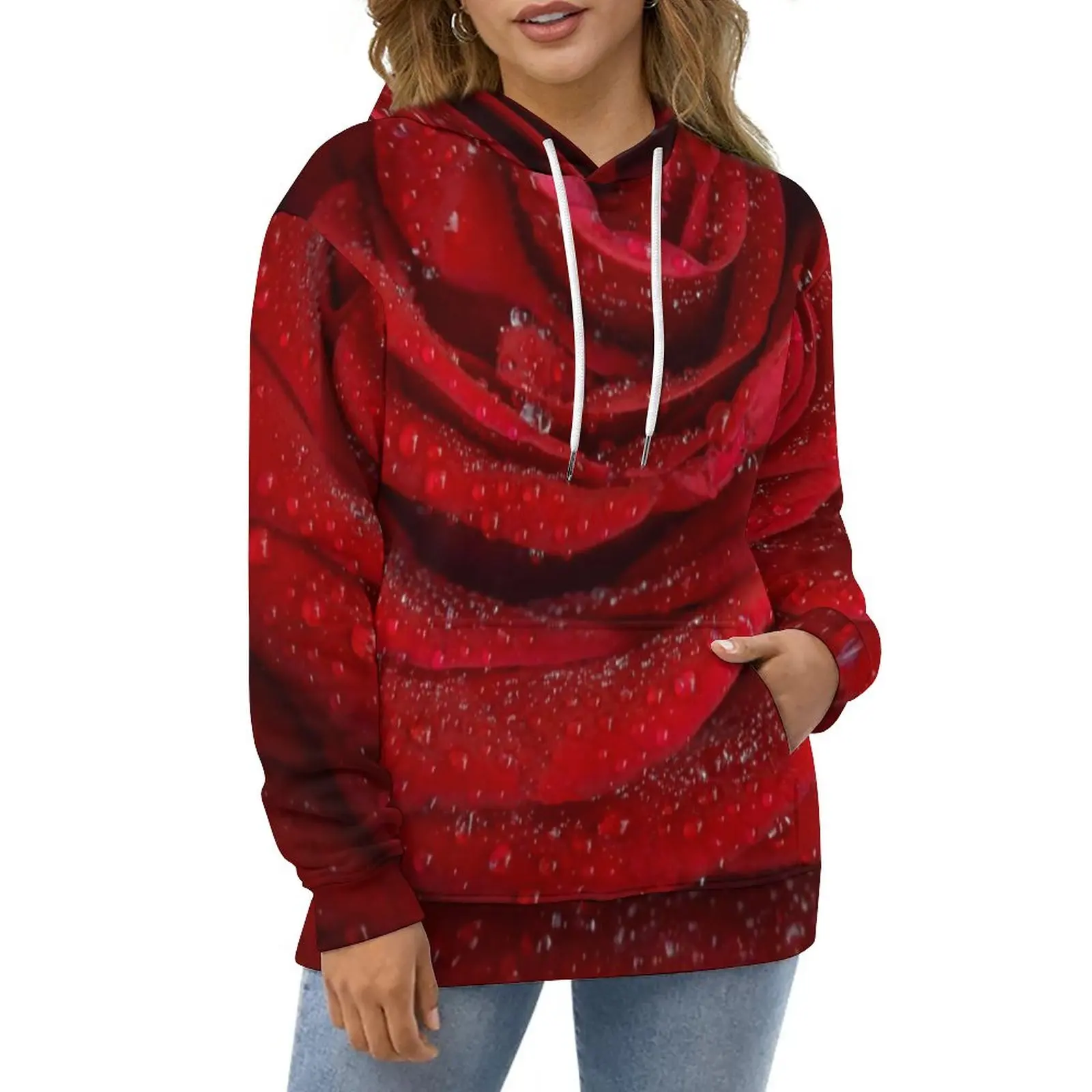 Red Roses Print Casual Hoodies Vibrant Floral Pretty Pattern Loose Hoodie Spring Long Sleeve Harajuku Oversize Clothing Gift
Red Roses Print Casual Hoodies Vibrant Floral Pretty Pattern Loose Hoodie Spring Long Sleeve Harajuku Oversize Clothing Gift