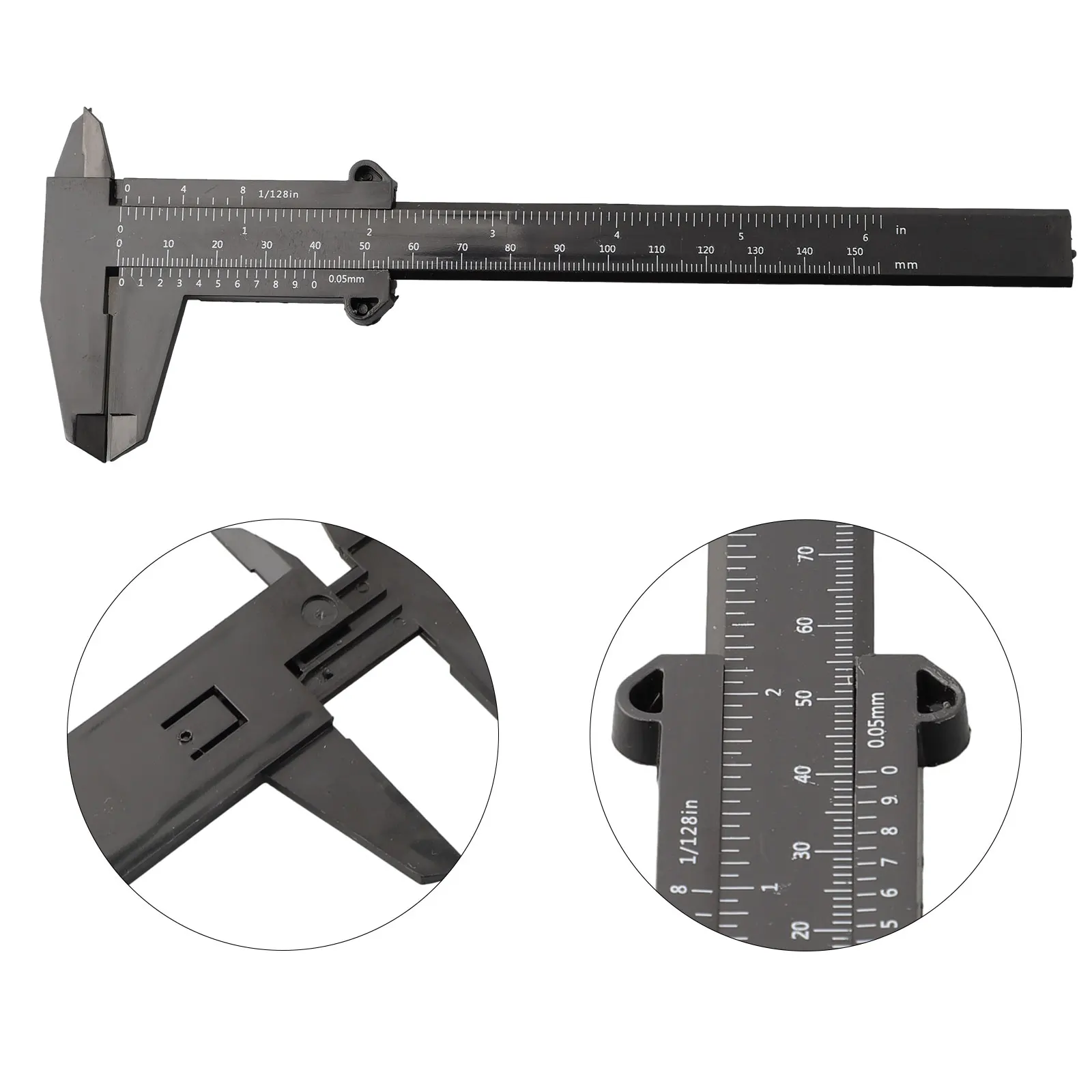 High Quality Durable Measuring Tool Vernier Calipers Calipers Plastic 0-150mm Exhibition Gift Jewelry Measurement
High Quality Durable Measuring Tool Vernier Calipers Calipers Plastic 0-150mm Exhibition Gift Jewelry Measurement