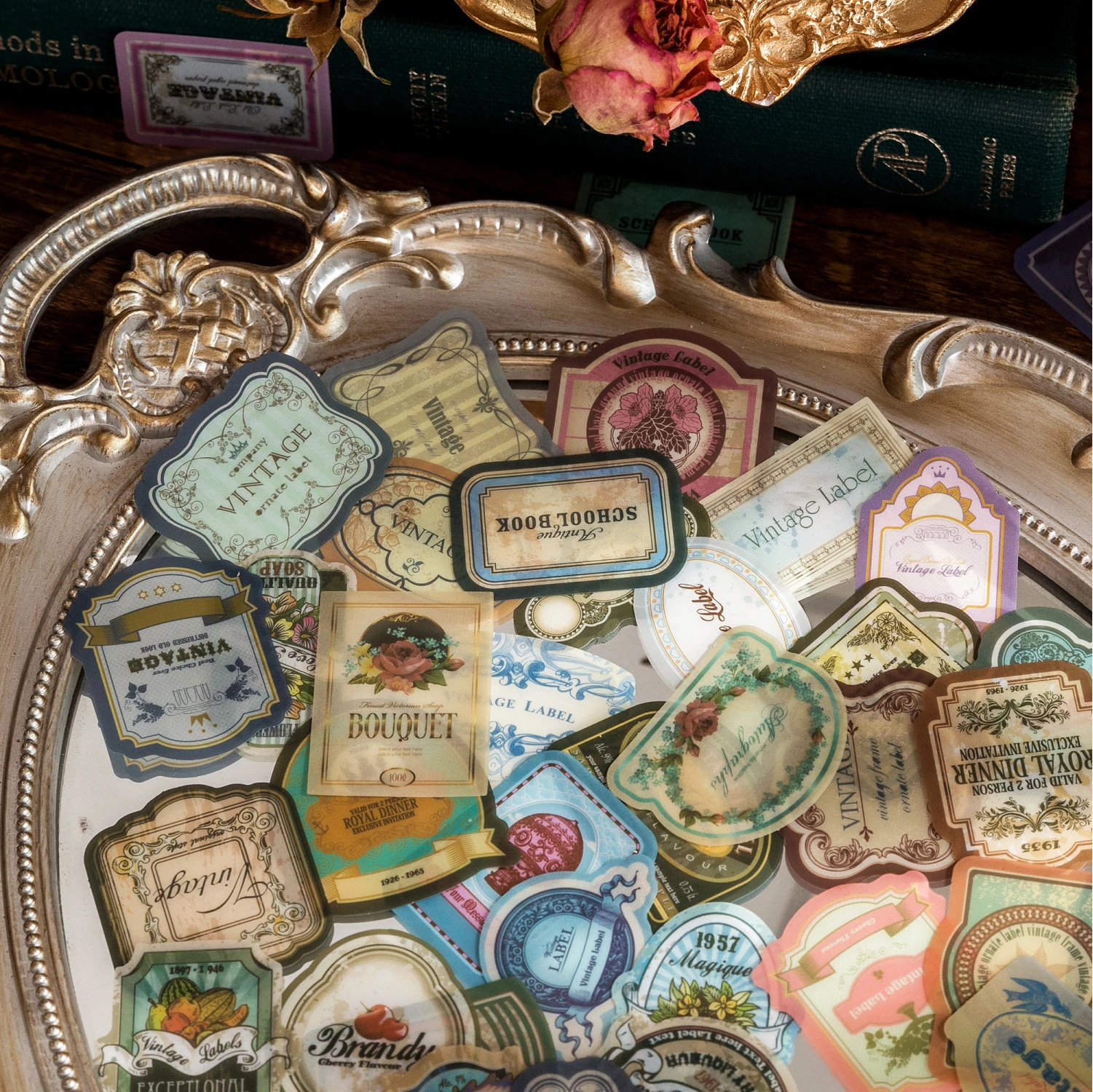 45pcs Vintage Label Memories PET Stickers Scrapbooking Decorative Stationery Junk Journal DIY Material Arts Deco Stickers
45pcs Vintage Label Memories PET Stickers Scrapbooking Decorative Stationery Junk Journal DIY Material Arts Deco Stickers