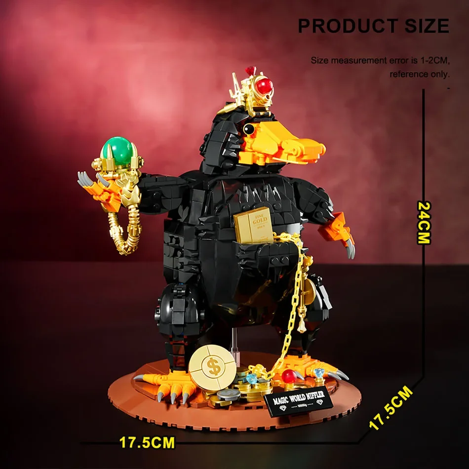 MOC Magic World 1148pcs Niffler Harry Model Building Blocks Set Magical Animal Niffler Figures Bricks Toys For Children Gifts MOC Magic World 1148pcs Niffler Harry Model Building Blocks Set Magical Animal Niffler Figures Bricks Toys For Children Gifts