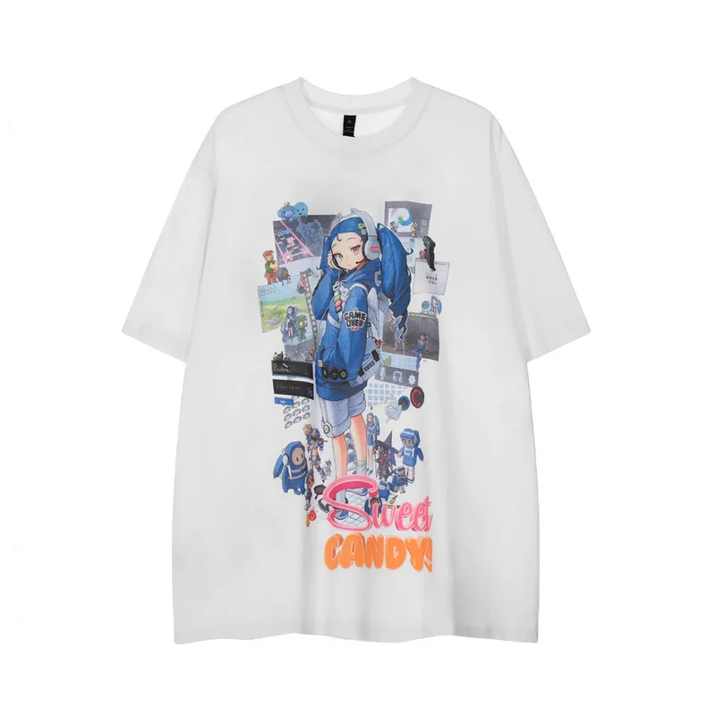 Men Hip Hop Streetwear T-Shirt Anime Girl Graphic T Shirt Harajuku 100% Cotton Women Tshirt Summer Male Tops Tees Short Sleeve
Men Hip Hop Streetwear T-Shirt Anime Girl Graphic T Shirt Harajuku 100% Cotton Women Tshirt Summer Male Tops Tees Short Sleeve