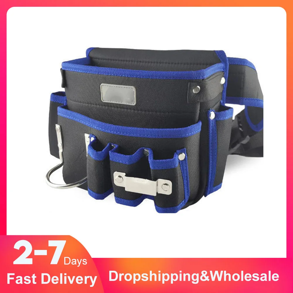 New Multi-functional Electrician Tools Bag Waist Pouch Belt Storage Holder Organizer Garden Tool Kits Waist Packs Oxford Cloth
New Multi-functional Electrician Tools Bag Waist Pouch Belt Storage Holder Organizer Garden Tool Kits Waist Packs Oxford Cloth