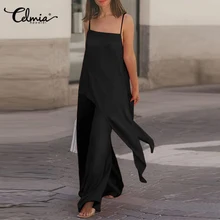 2022 Summer Fashion Streetwear 2pcs Sets Celmia Women Satin Pant Sets Sleeveless Asymmetrical Sling Top and Wide Leg Pants Suits
2022 Summer Fashion Streetwear 2pcs Sets Celmia Women Satin Pant Sets Sleeveless Asymmetrical Sling Top and Wide Leg Pants Suits