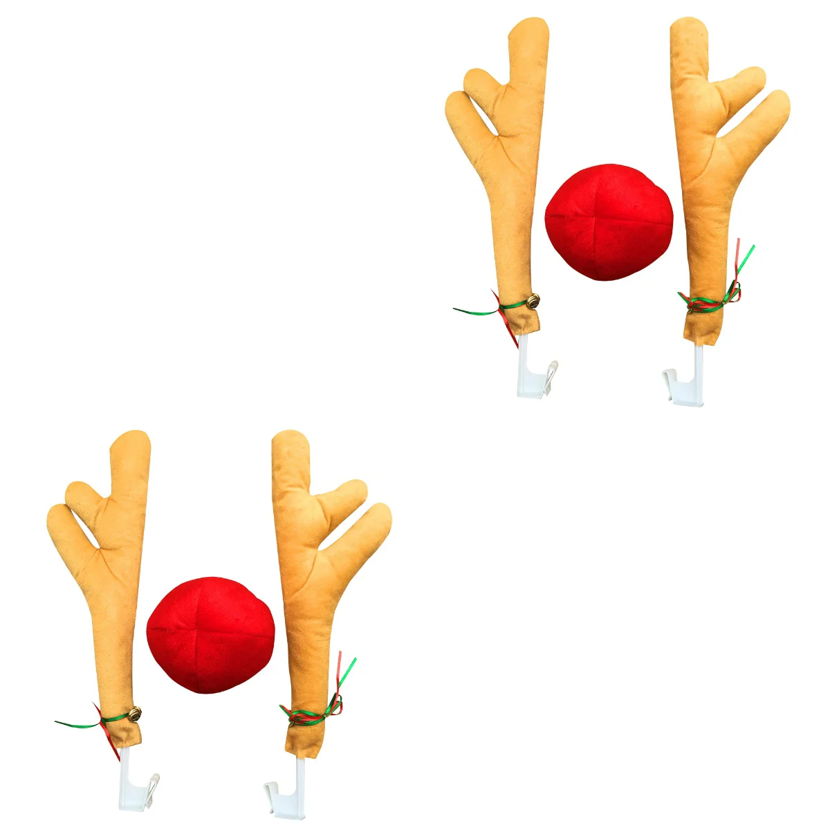 2 Sets Christmas Car Ornaments Reindeer Horns for Vehicles Nose Decor Accessories Decorations
2 Sets Christmas Car Ornaments Reindeer Horns for Vehicles Nose Decor Accessories Decorations