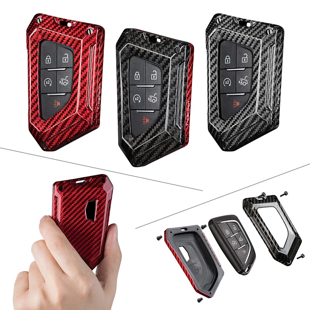Carbon Fiber Car Accessories Key Fob Case Cover Remote Keyness Shell For Cadillac CT4 CT5 2020 2021
Carbon Fiber Car Accessories Key Fob Case Cover Remote Keyness Shell For Cadillac CT4 CT5 2020 2021