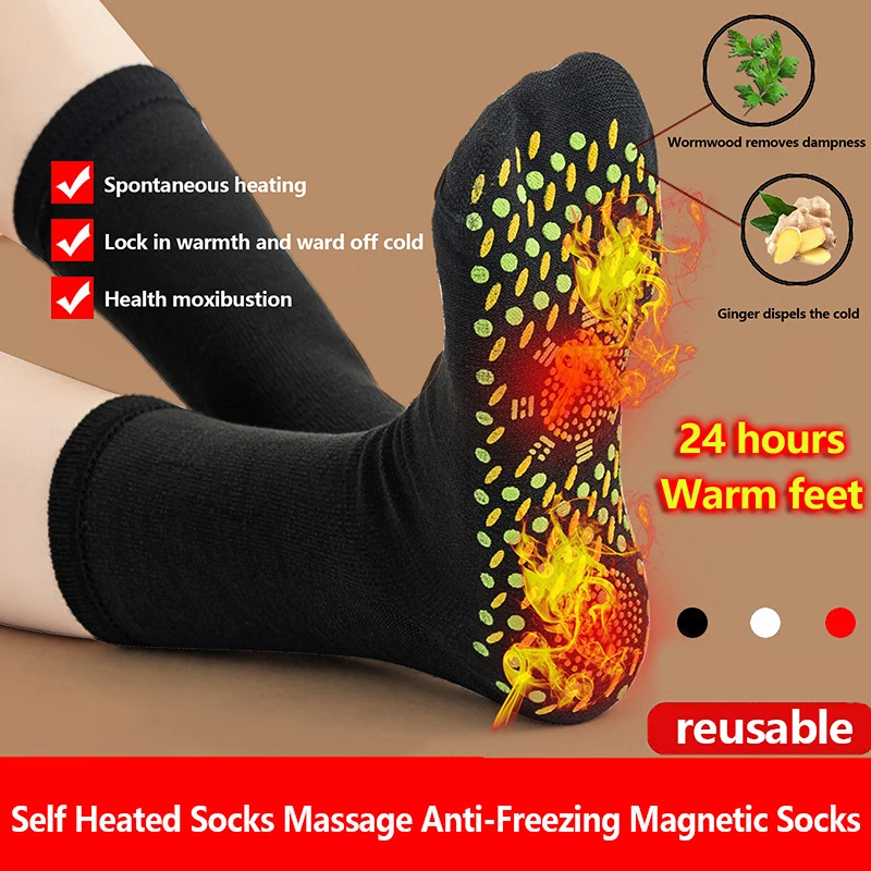 Self Heated Socks Massage Anti-Freezing Magnetic Socks Ginger Mugwort Heat Insulated Thermal Socks Winter Warm Socks
Self Heated Socks Massage Anti-Freezing Magnetic Socks Ginger Mugwort Heat Insulated Thermal Socks Winter Warm Socks