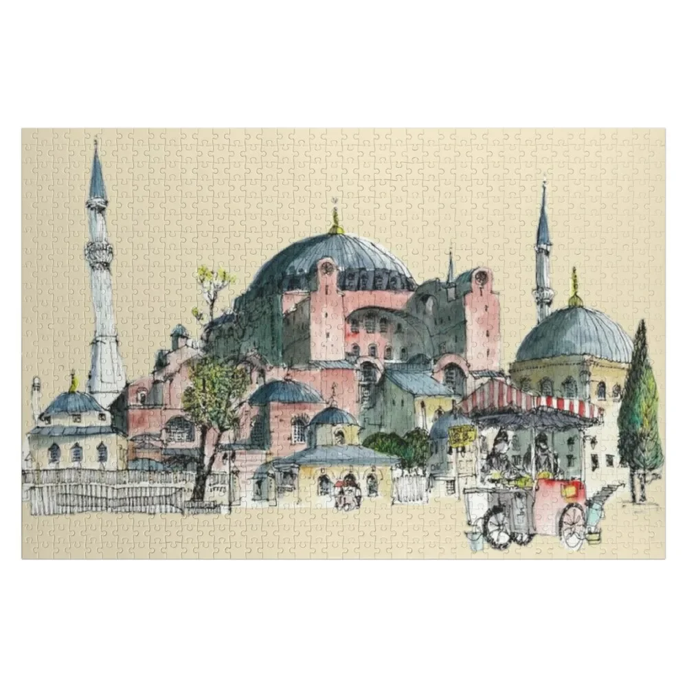 

Hagia sophia 'aya sofia' Jigsaw Puzzle With Photo Wooden Adults Customized Toys For Kids Puzzle