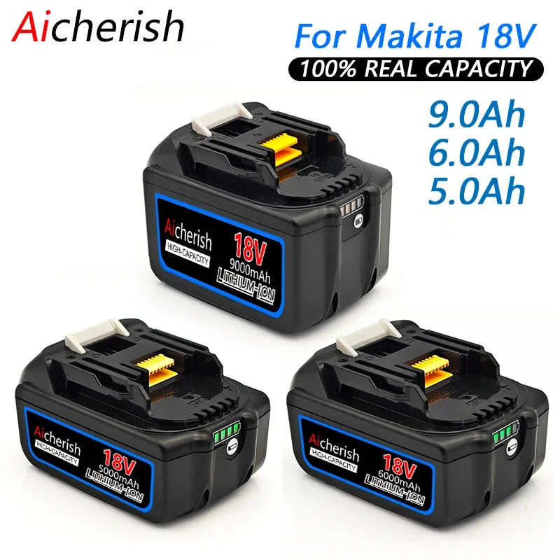 Оригинальный комплект литий-ионных аккумуляторных батарей для Makita 18 в, 6,0 Ач, для 18-вольтного сверла BL1830 BL1840 BL1850 BL1860B, сменные батареи
Оригинальный комплект литий-ионных аккумуляторных батарей для Makita 18 в, 6,0 Ач, для 18-вольтного сверла BL1830 BL1840 BL1850 BL1860B, сменные батареи