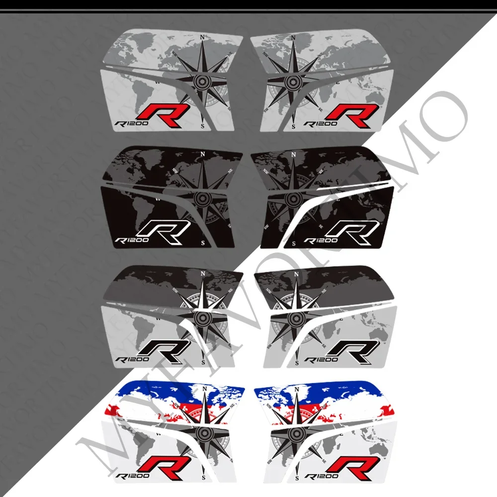 

R R1200 R1250 For BMW R1200R R1250R R 1200 1250 Tank Pad Trunk Luggage Cases Panniers Stickers Decals 2021 2022 2023 2024