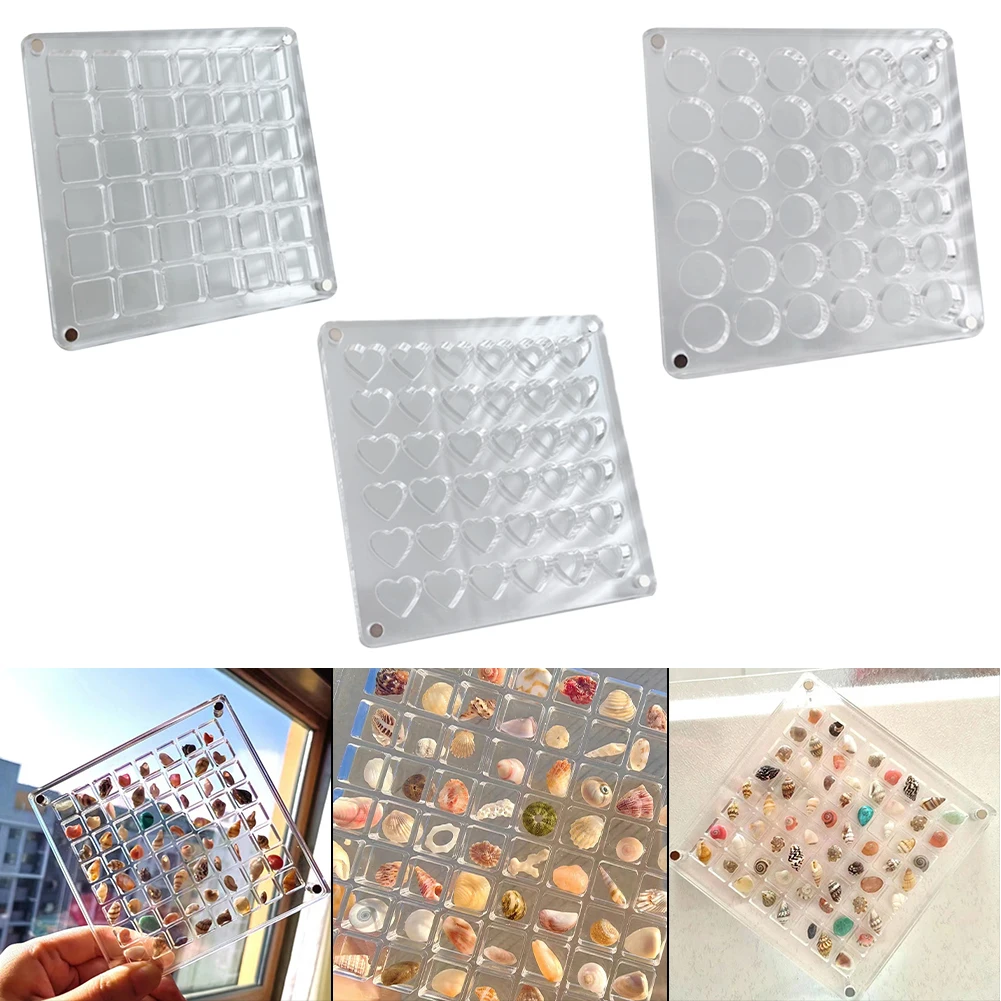 Acrylic Magnetic Seashell Display Box Seashell Clear Starfish Trinket Organizers 36/64/100 Grids Mini Seashell Storage Box
Acrylic Magnetic Seashell Display Box Seashell Clear Starfish Trinket Organizers 36/64/100 Grids Mini Seashell Storage Box