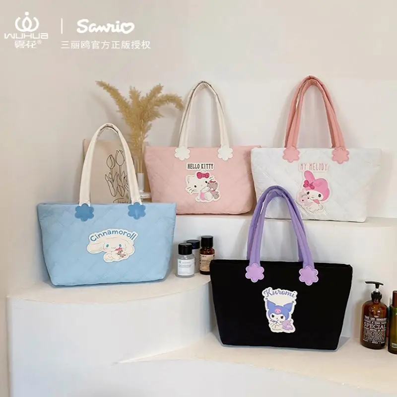 Japan Sanrio Bag Cartoon Pattern Down Cloth Hellokitty Mymelody Kuromi Portable Cute Large Capacity Shopping Mommy Shoulder Bags
Japan Sanrio Bag Cartoon Pattern Down Cloth Hellokitty Mymelody Kuromi Portable Cute Large Capacity Shopping Mommy Shoulder Bags