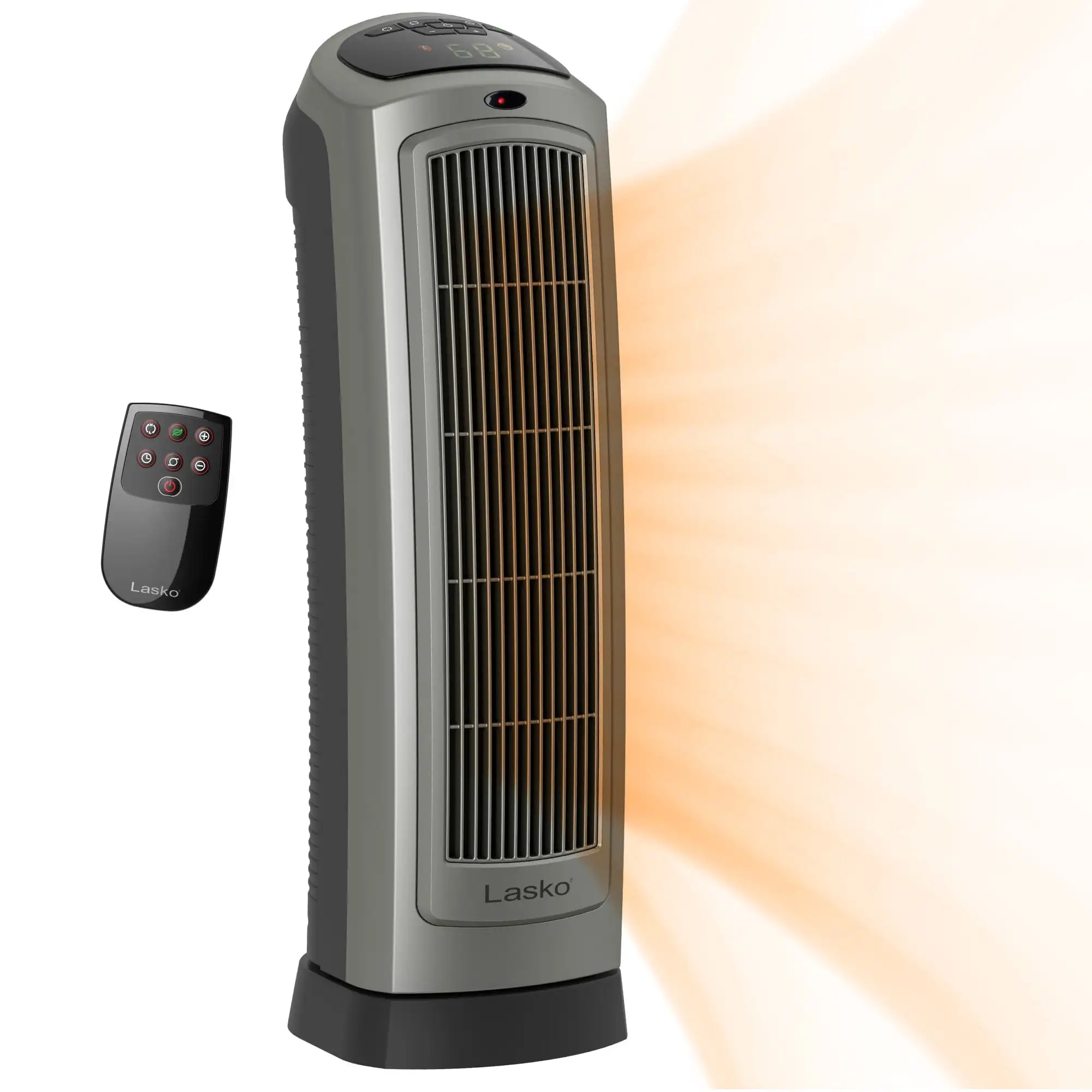 Lasko 22,2 "1500 Вт колеблющийся керамический электрический обогреватель места с дистанционным управлением, серый, 5538, новый
Lasko 22,2 "1500 Вт колеблющийся керамический электрический обогреватель места с дистанционным управлением, серый, 5538, новый