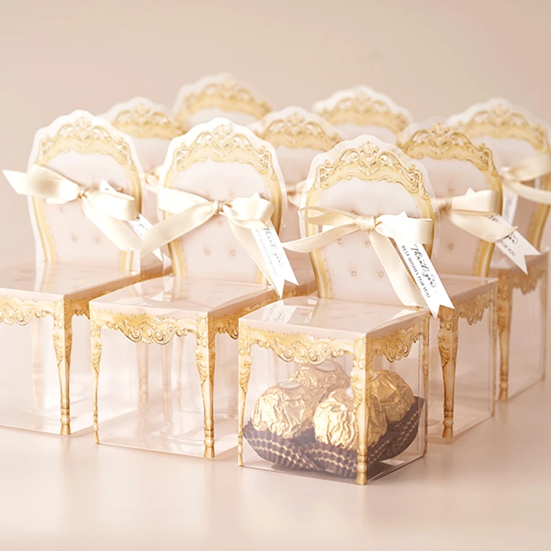 50pcs personalized Plastic PVC European anniversary wedding favors chocolate packaging gifts boxes candy box for guests
50pcs personalized Plastic PVC European anniversary wedding favors chocolate packaging gifts boxes candy box for guests