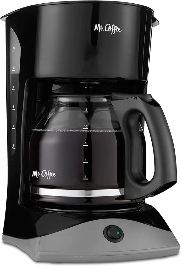 Кофеварка Mr. Coffee Maker с автоматической паузой и стеклянным графином, 12 чашек, Черная
Кофеварка Mr. Coffee Maker с автоматической паузой и стеклянным графином, 12 чашек, Черная