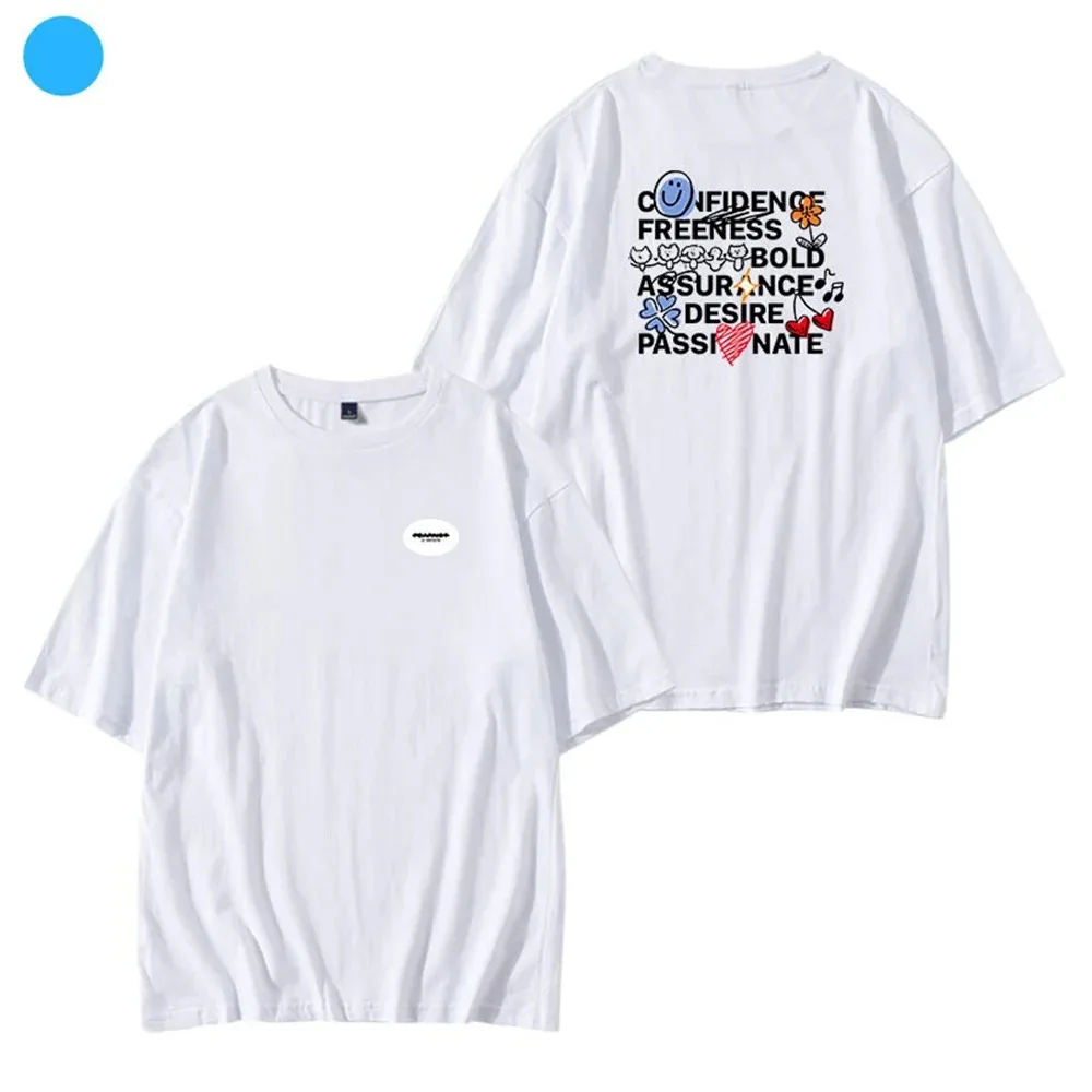 High Quality Cotton T-Shirt KPOP LE SSERAFIM FEARNADA FM BLACK White T Shirt Letter Printing Men Women Big Size Couple Clothing
High Quality Cotton T-Shirt KPOP LE SSERAFIM FEARNADA FM BLACK White T Shirt Letter Printing Men Women Big Size Couple Clothing