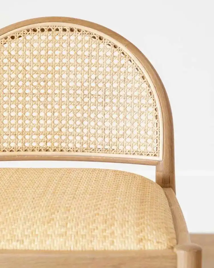 Nordic Rattan backrest Bar Stool Home Luxury Bar Chair Casual Dining Chairs Modern Minimalist Wooden High Stool Reception Chair Nordic Rattan backrest Bar Stool Home Luxury Bar Chair Casual Dining Chairs Modern Minimalist Wooden High Stool Reception Chair