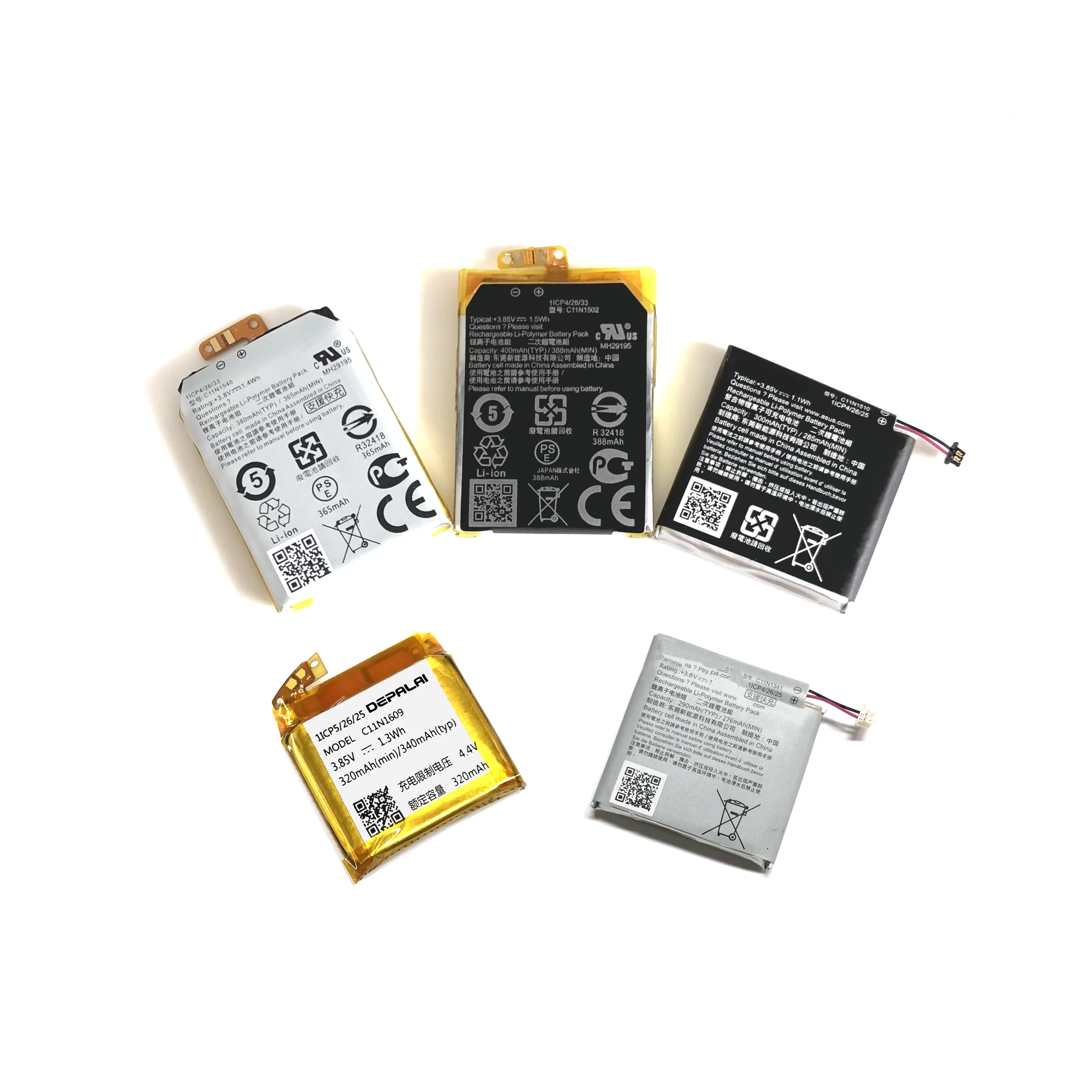 Replacement Battery for Asus ZenWatch 2 ZenWatch 3, Smartwatch Batteries, C11N1540, C11N1609, WI503Q, WI501Q
Replacement Battery for Asus ZenWatch 2 ZenWatch 3, Smartwatch Batteries, C11N1540, C11N1609, WI503Q, WI501Q