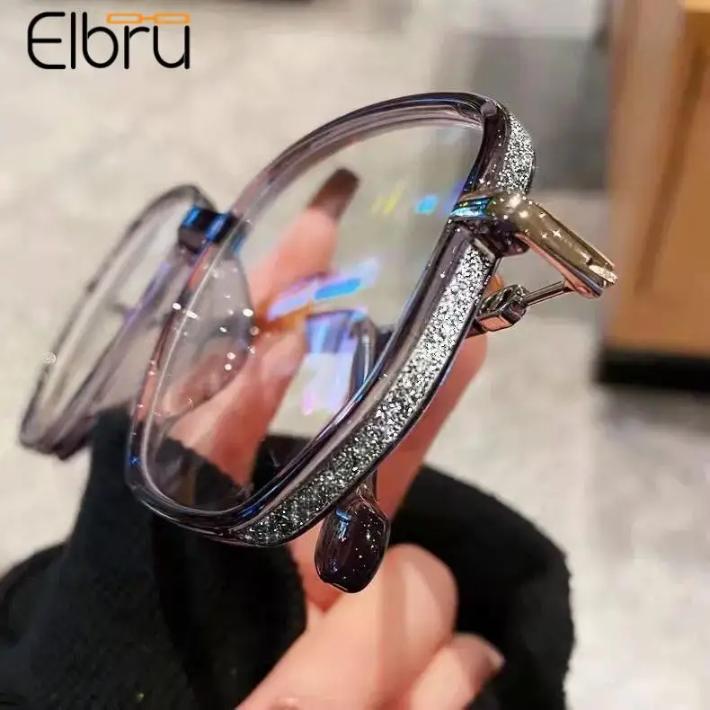 Elbru New Glitter Anti Blue Light Reading Glasses Frame Women Men Fashion Presbyopic Eyeglasses Unisex Clear Optical Eyewear
Elbru New Glitter Anti Blue Light Reading Glasses Frame Women Men Fashion Presbyopic Eyeglasses Unisex Clear Optical Eyewear