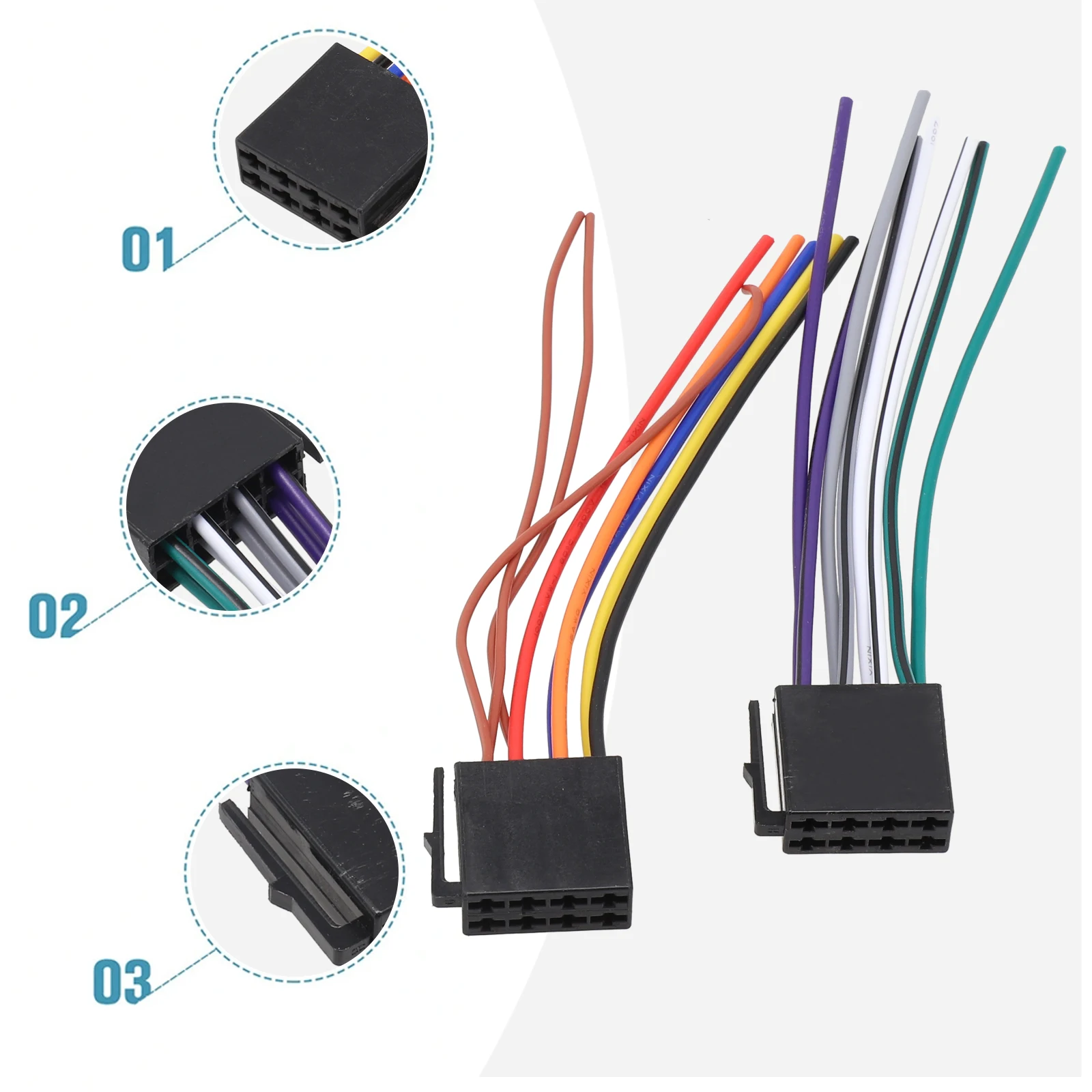 Car Radio Adapter Wire Harness Adapter Female ISO Wiring Harness Wire Plug Kit Car Electronics Accessories
Car Radio Adapter Wire Harness Adapter Female ISO Wiring Harness Wire Plug Kit Car Electronics Accessories