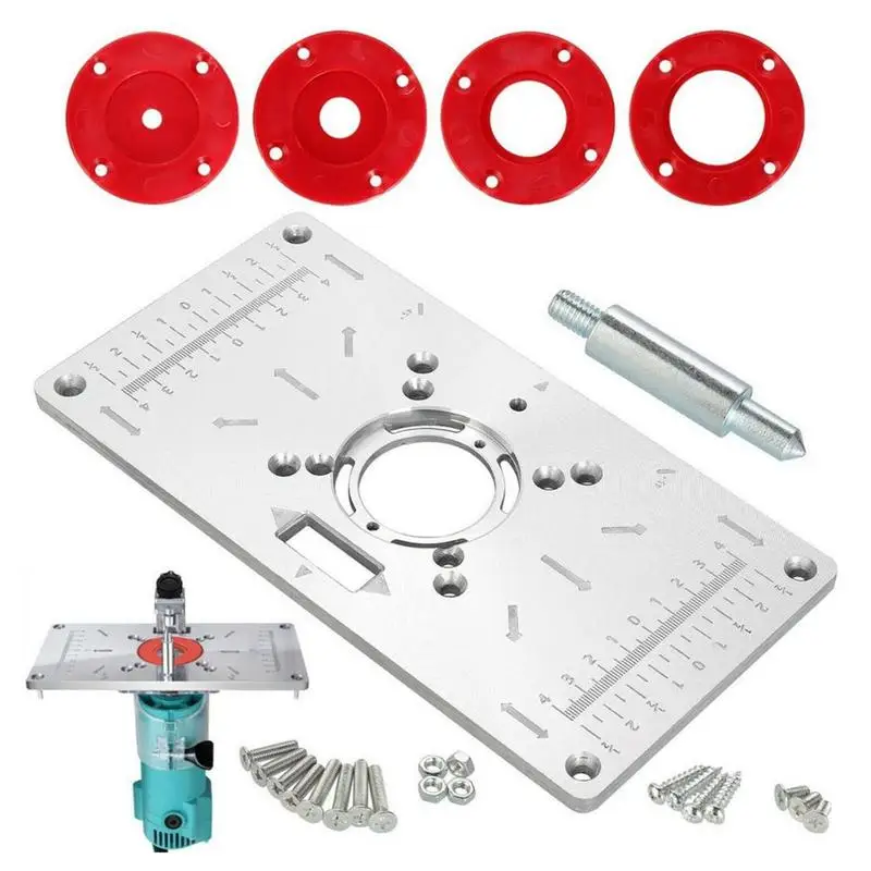 Aluminum Router Plate Insert Aluminum Router Plate For Woodworking Router Table Insert Plate Table Top Insert Mounting Plate
Aluminum Router Plate Insert Aluminum Router Plate For Woodworking Router Table Insert Plate Table Top Insert Mounting Plate