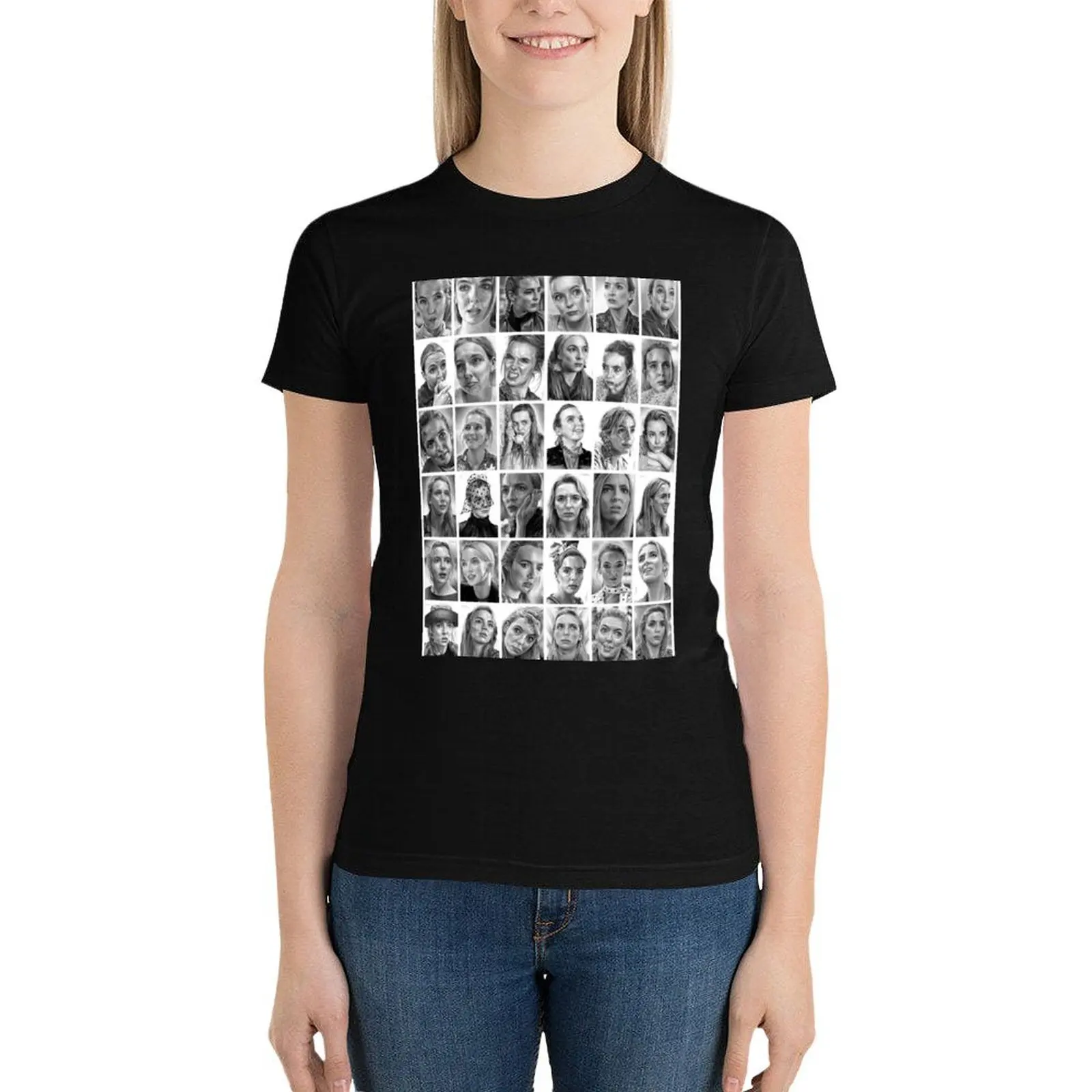 Villanelle, Killing Eve S1-S3 T-Shirt funny Short sleeve tee tops graphics summer clothes for Women
Villanelle, Killing Eve S1-S3 T-Shirt funny Short sleeve tee tops graphics summer clothes for Women