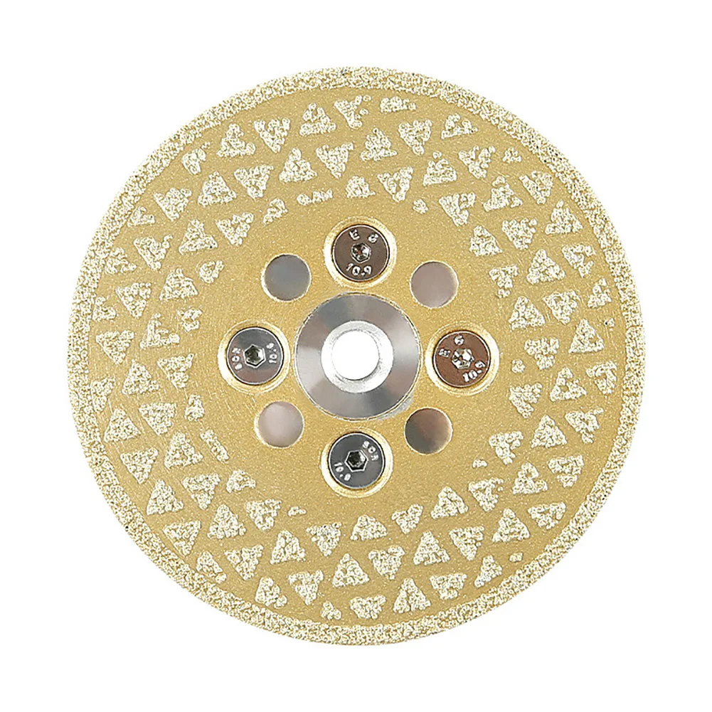 100mm Double Sided Vacuum Brazed Diamond Cutting And Grinding Disc For Granite Marble Concrete Stone Multipurpose Cutting Wheel
100mm Double Sided Vacuum Brazed Diamond Cutting And Grinding Disc For Granite Marble Concrete Stone Multipurpose Cutting Wheel