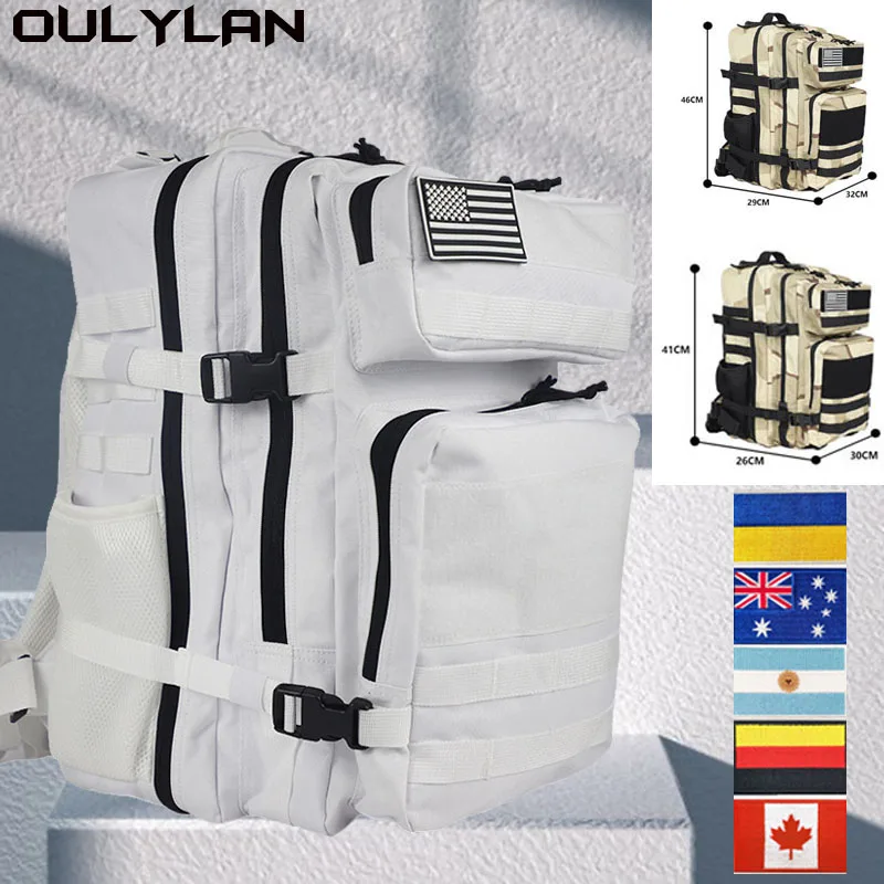 OULYLAN 900D Oxford Cloth Mountaineering Hiking 25L/45L Camping Backpack Women Men Camouflage Tactical Travel Bag Rucksack
OULYLAN 900D Oxford Cloth Mountaineering Hiking 25L/45L Camping Backpack Women Men Camouflage Tactical Travel Bag Rucksack