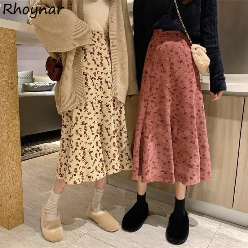 Skirts Women A-line Design Midi Elegant Vintage Streetwear Fashion Print Tender Faldas Autumn All-match Student Casual Ulzzang
Skirts Women A-line Design Midi Elegant Vintage Streetwear Fashion Print Tender Faldas Autumn All-match Student Casual Ulzzang