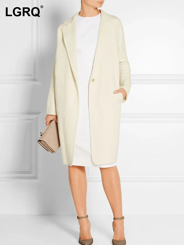 LGRQ Trench 2024 Trendy High Quality Solid Color Woolen Coat Women's Elegant Fashion Casual Winter Jackets New 19F3894
LGRQ Trench 2024 Trendy High Quality Solid Color Woolen Coat Women's Elegant Fashion Casual Winter Jackets New 19F3894