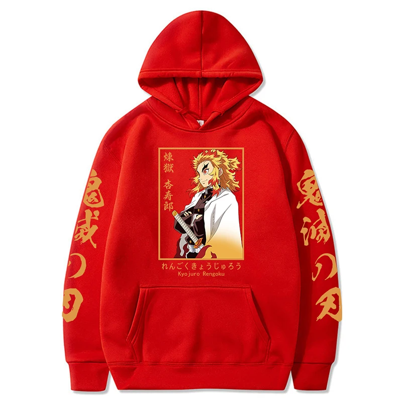 Funny Hot Anime Demon Slayer Hoodie Men Women Kyojuro Rengoku Sweatshirt Winter Streetwear Oversized Y2k Loose Casual Pullovers
Funny Hot Anime Demon Slayer Hoodie Men Women Kyojuro Rengoku Sweatshirt Winter Streetwear Oversized Y2k Loose Casual Pullovers