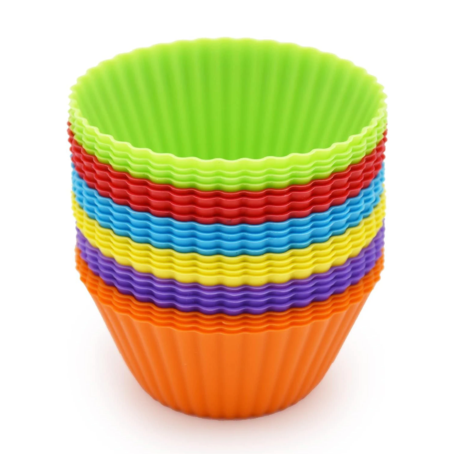 12pcs Silicone Cake Mold Round Shaped Muffin Cupcake Baking Molds Kitchen Cooking Bakeware Maker DIY Cake Decorating Tools
12pcs Silicone Cake Mold Round Shaped Muffin Cupcake Baking Molds Kitchen Cooking Bakeware Maker DIY Cake Decorating Tools