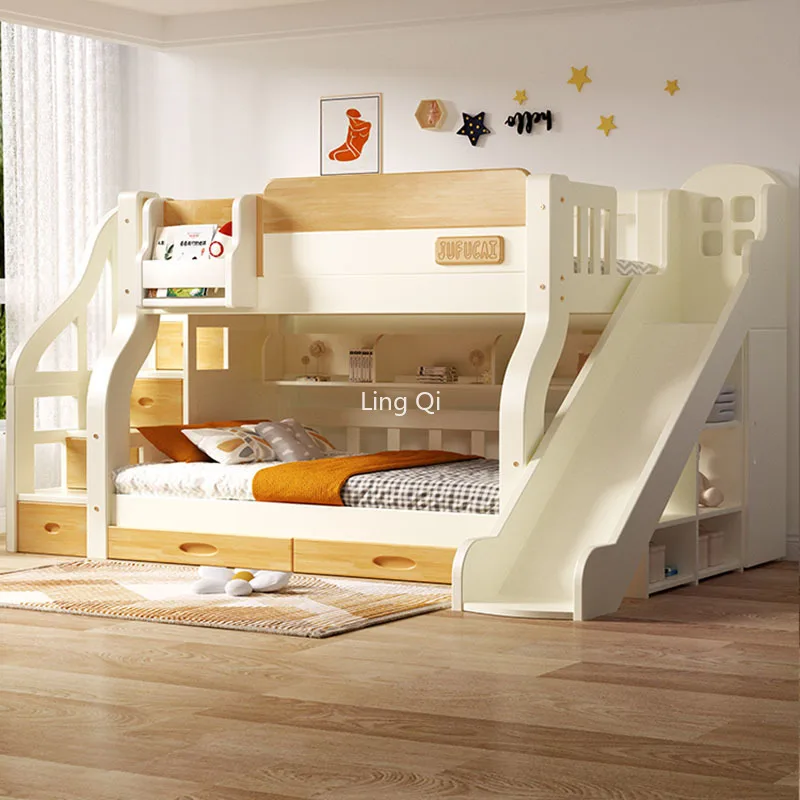 Solid Wood Mother Child Children Beds Slide Tail Ladder Ltalian Style Minimalist Up Down Bed Christmas Relax Lit Baby Furniture
Solid Wood Mother Child Children Beds Slide Tail Ladder Ltalian Style Minimalist Up Down Bed Christmas Relax Lit Baby Furniture