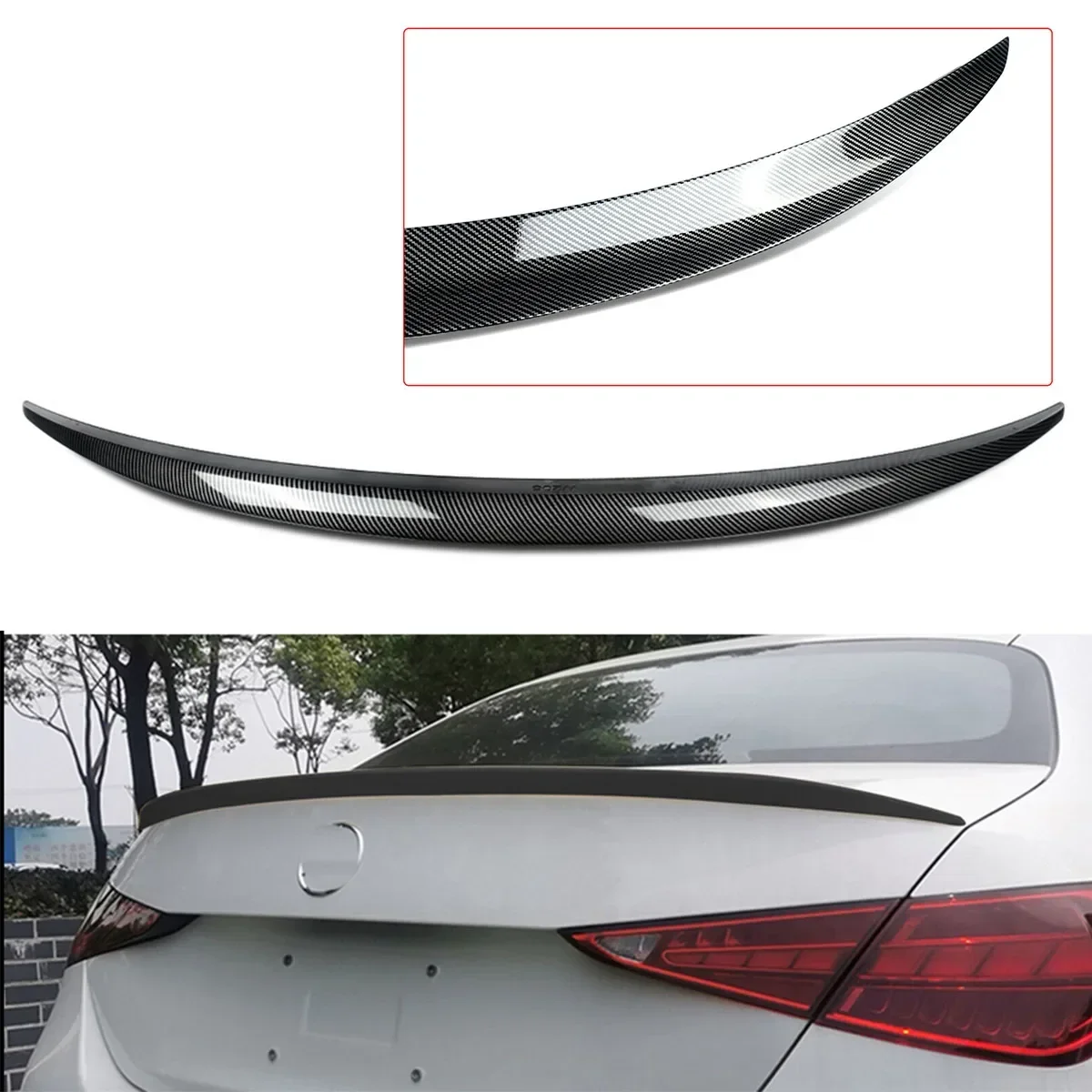 For Mercedes C Class W206 C300 2021-2023 AMG Rear Trunk Spoiler Wing Gloss Black
For Mercedes C Class W206 C300 2021-2023 AMG Rear Trunk Spoiler Wing Gloss Black