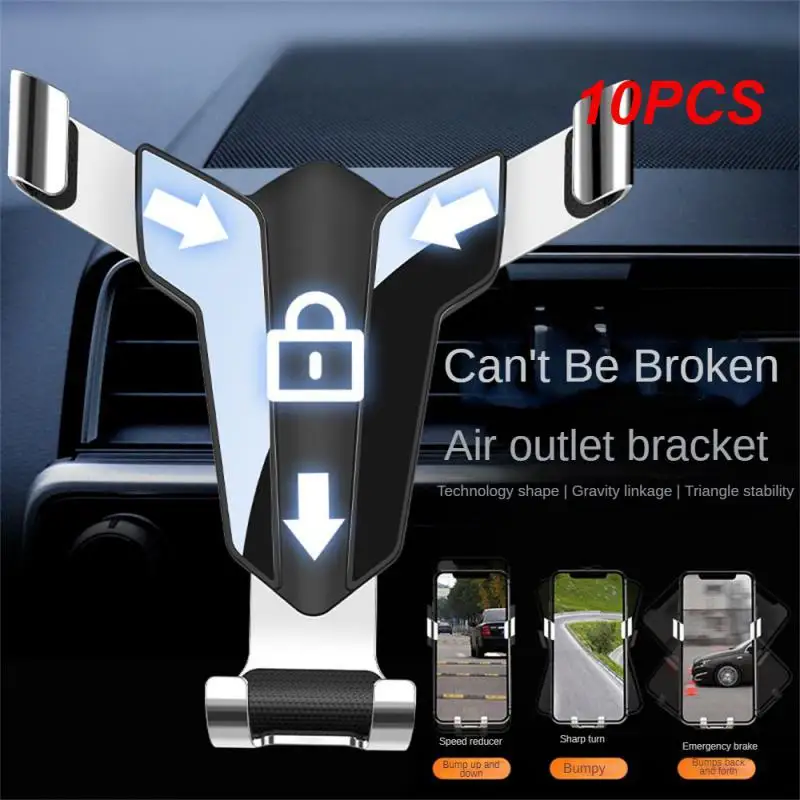 10PCS Triangle Air Outlet Gravity Sensor Bracket 4.7-6.5 Inches Durable Multifunctional Portable Practical
10PCS Triangle Air Outlet Gravity Sensor Bracket 4.7-6.5 Inches Durable Multifunctional Portable Practical