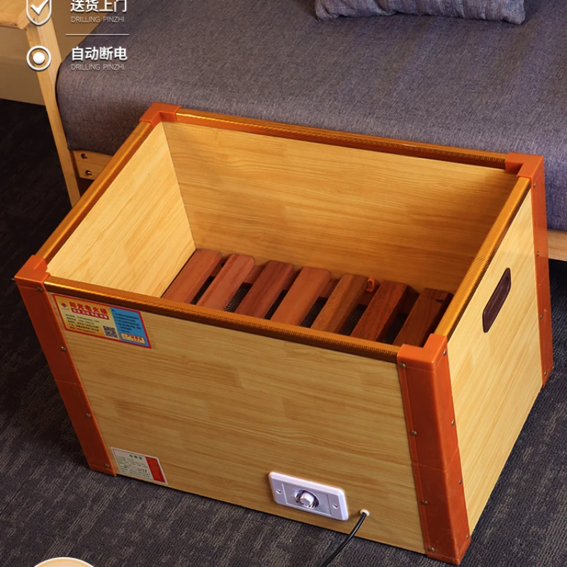 Solid wood electric fire bucket, household heater, large backrest electric fire box, office energy-saving, elderly foot warming
Solid wood electric fire bucket, household heater, large backrest electric fire box, office energy-saving, elderly foot warming