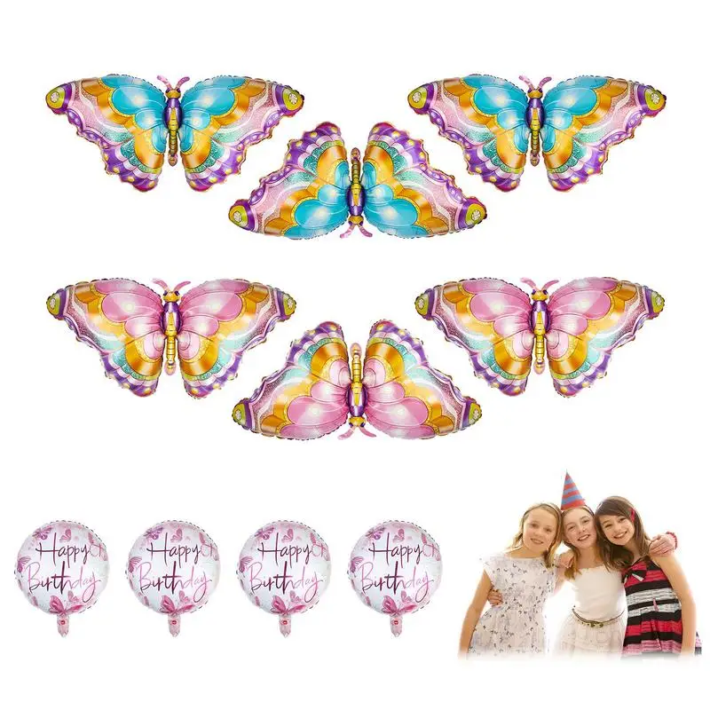 10PCS Butterfly Party Balloons Birthday Balloon Baby Shower Party Decor Butterfly Foil Balloons For Butterfly Girl Party supplie
10PCS Butterfly Party Balloons Birthday Balloon Baby Shower Party Decor Butterfly Foil Balloons For Butterfly Girl Party supplie