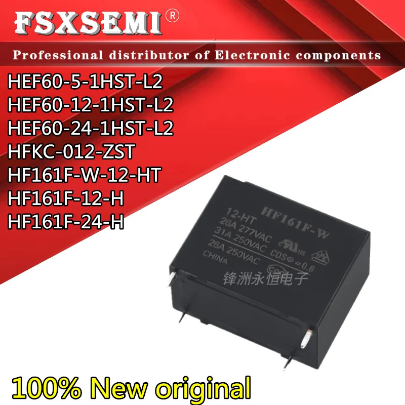 5pcs New HEF60-5-1HST-L2 HEF60-12-1HST-L2 HEF60-24-1HST-L2 HFKC-012-ZST HF161F-W-12-HT HF161F-12-H HF161F-24-H Relay
5pcs New HEF60-5-1HST-L2 HEF60-12-1HST-L2 HEF60-24-1HST-L2 HFKC-012-ZST HF161F-W-12-HT HF161F-12-H HF161F-24-H Relay