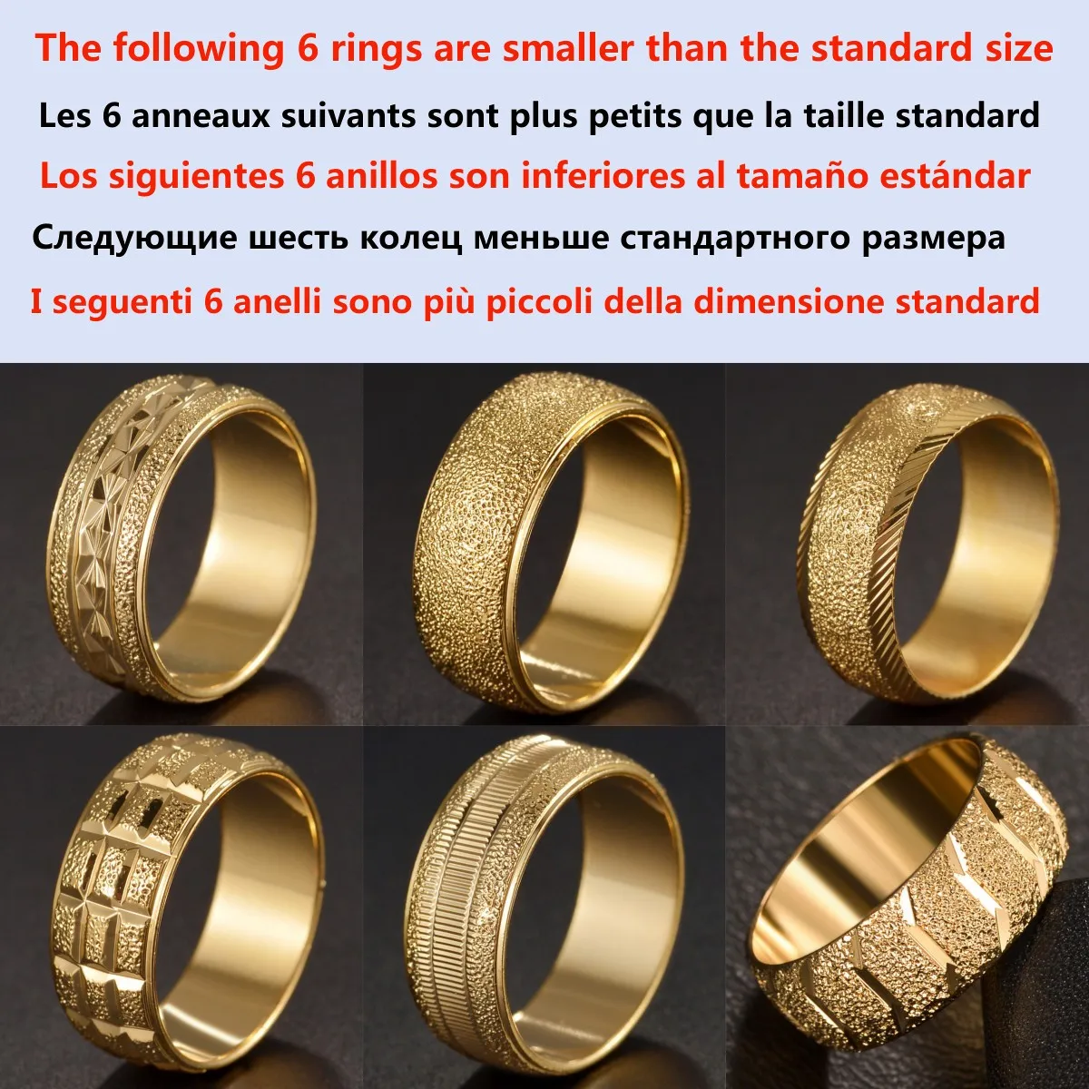 Matte Wedding Tire Rings for Men Wide Gold Color Stainless Steel Romantic Anniversary Women Jewelry Matte Wedding Tire Rings for Men Wide Gold Color Stainless Steel Romantic Anniversary Women Jewelry