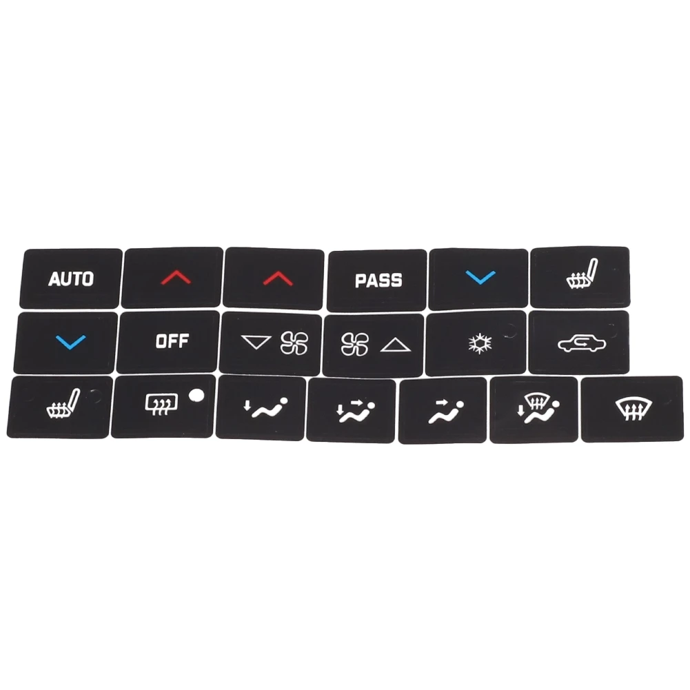 1pcs Black A/C Climate Control Button Repair Decal Sticker Fit For Buick Lacrosse 2005-2009 For Push Button
1pcs Black A/C Climate Control Button Repair Decal Sticker Fit For Buick Lacrosse 2005-2009 For Push Button