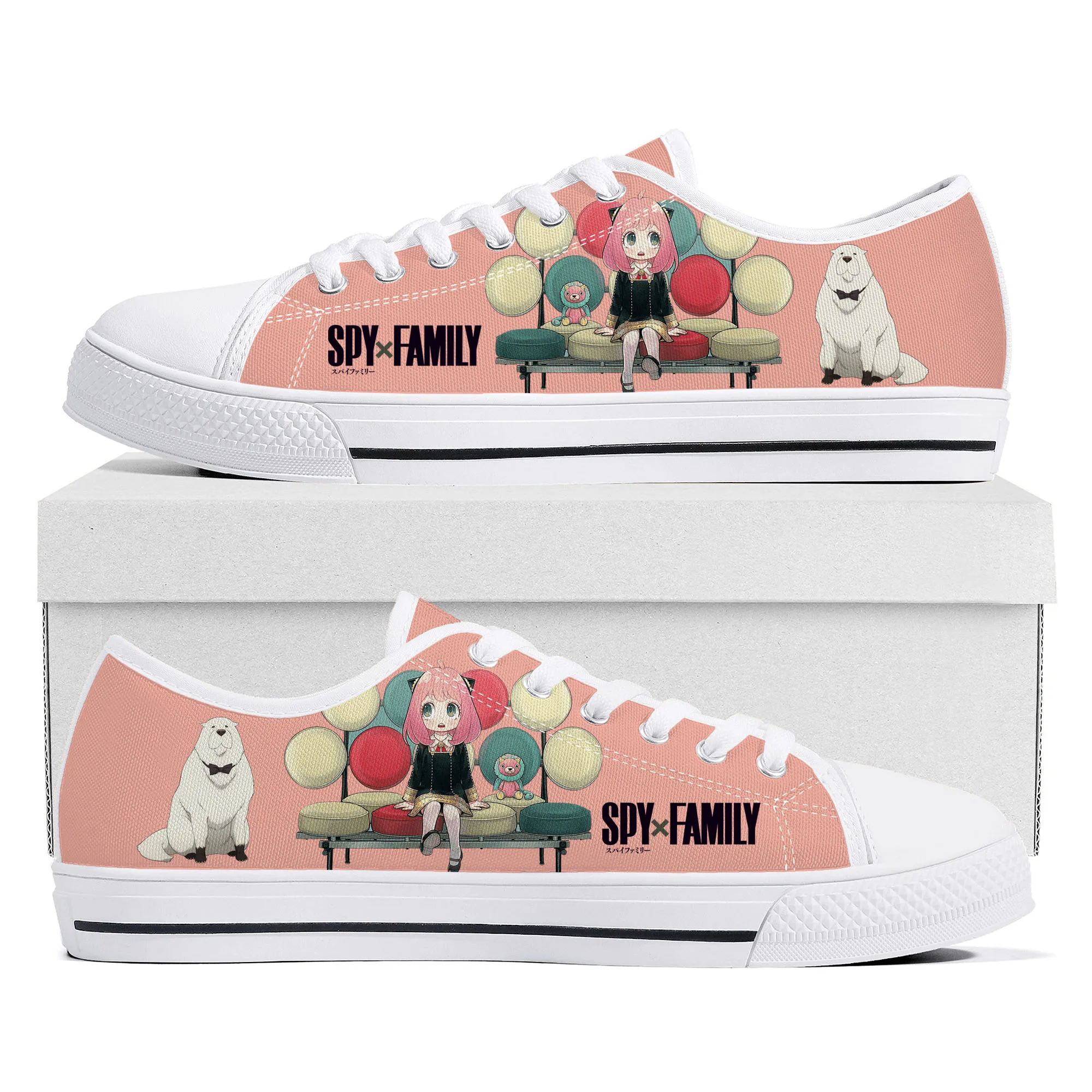 Spy X Family Anya Forger Anime Low Top Sneakers High Quality Mens Womens Teenager Canvas Sneaker Couple Casual Shoes Custom Shoe
Spy X Family Anya Forger Anime Low Top Sneakers High Quality Mens Womens Teenager Canvas Sneaker Couple Casual Shoes Custom Shoe