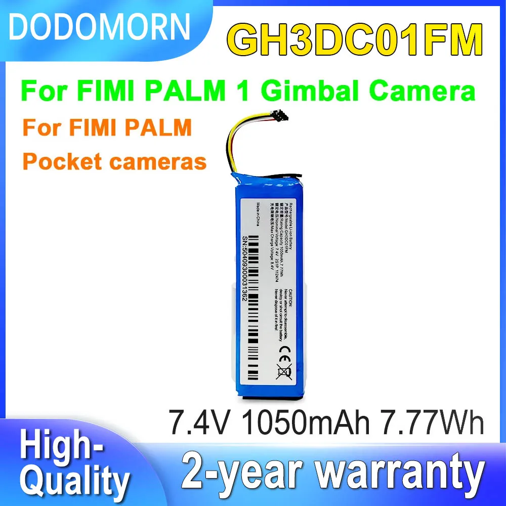 DODOMORN новинка, 7,4 В, 1050 Вт-ч, мАч, GH3DC01FM Аккумулятор для FIMI, 1 Карманный карданный подвес, Батарейки серии камер, высокое качество, в наличии
DODOMORN новинка, 7,4 В, 1050 Вт-ч, мАч, GH3DC01FM Аккумулятор для FIMI, 1 Карманный карданный подвес, Батарейки серии камер, высокое качество, в наличии