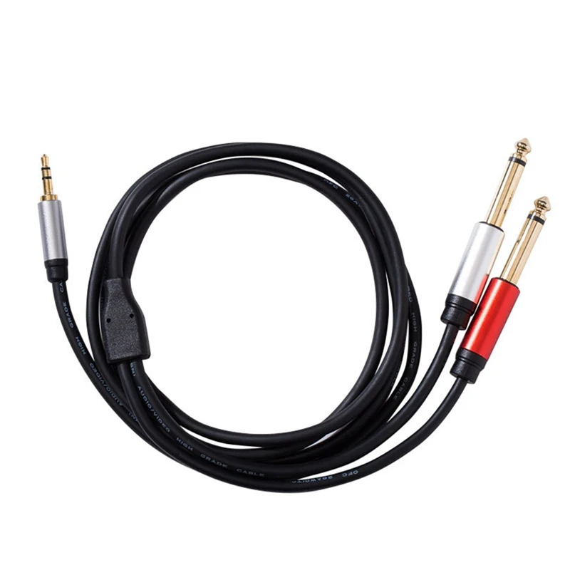 Audio Cable 3.5Mm To Double 6.35Mm Aux Cable Mono 6.5 To 3.5 Male For Mixer Amplifier Speaker 3.5Mm Jack Splitter Cable
Audio Cable 3.5Mm To Double 6.35Mm Aux Cable Mono 6.5 To 3.5 Male For Mixer Amplifier Speaker 3.5Mm Jack Splitter Cable