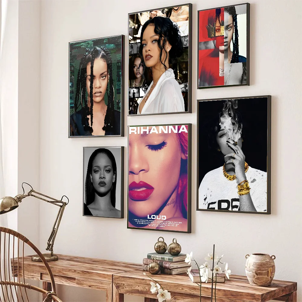 Singer actor R-Rihannas-sexy Poster Self-adhesive Art Poster Retro Kraft Paper Sticker Room Cafe Vintage Decorative Painting
Singer actor R-Rihannas-sexy Poster Self-adhesive Art Poster Retro Kraft Paper Sticker Room Cafe Vintage Decorative Painting